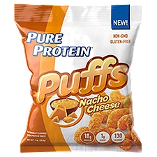 Pure Protein Puffs, Nacho Cheese, 18g Protein, 1Ct