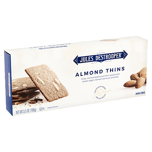 Jules Destrooper Almond Thins, 3.5 oz