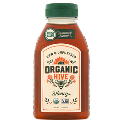 Organic Hive Honey, 12 oz