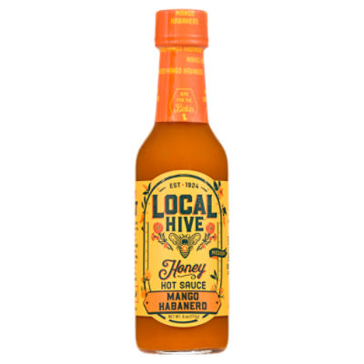 Local Hive Mango Habanero Honey Hot Sauce, 6 oz