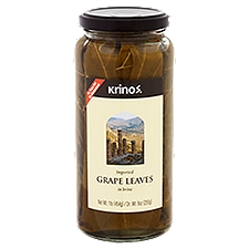Krinos Imported Grape Leaves in Vinegar Brine, 16 Ounce