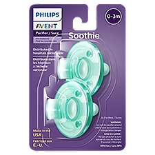 Philips Avent Soothie Pacifier, 0-3m, 2 count, 1 Each