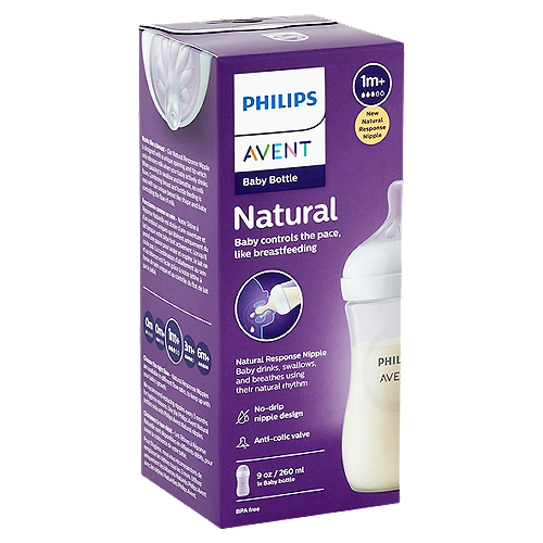is fusion Helligdom Philips Avent Natural Baby Bottle, 1m+