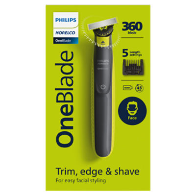 Philips Norelco OneBlade 360 Blade Face Hybrid Electric Trimmer and Shaver