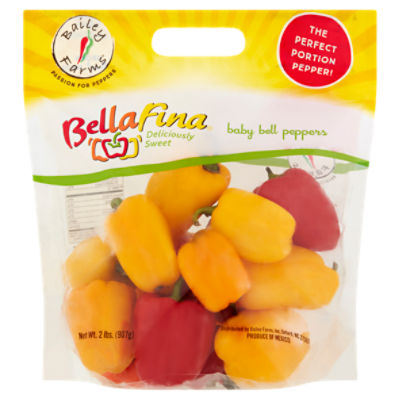 Bailey Farms BellaFina Baby Bell Peppers, 2 lb bag