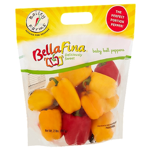 Bailey Farms BellaFina Baby Bell Peppers, 2 lbs