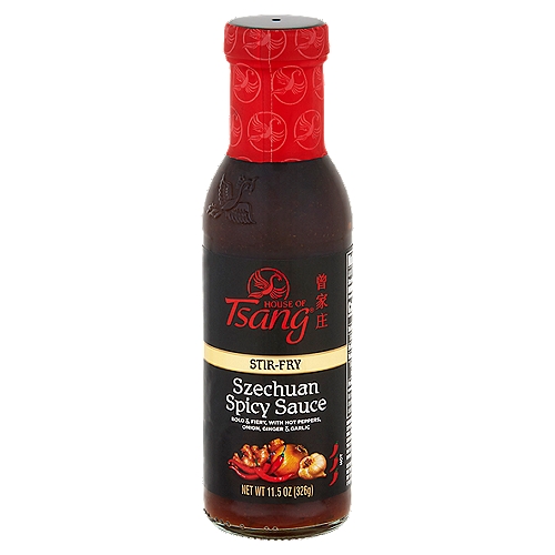 House of Tsang Stir-Fry Szechuan Spicy Sauce, 11.5 oz