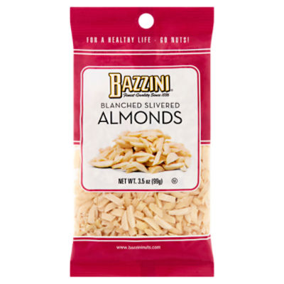 Bazzini Blanched Slivered Almonds, 3.5 oz