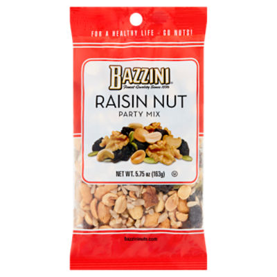 Bazzini Raisin Nut Party Mix, 5.75 oz