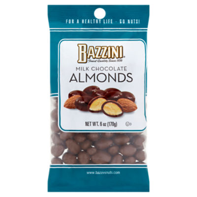 Bazzini Milk Chocolate Almonds, 6 oz