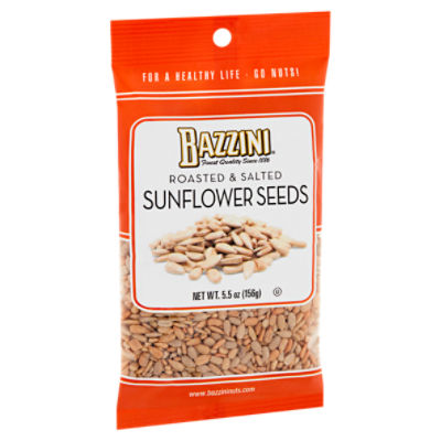 Bazzini Roasted & Salted Sunflower Seeds, 5.5 oz