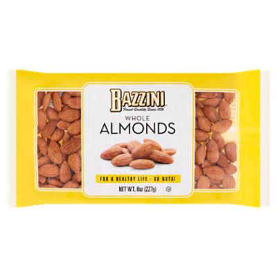 Bazzini Whole Almonds, 8 oz