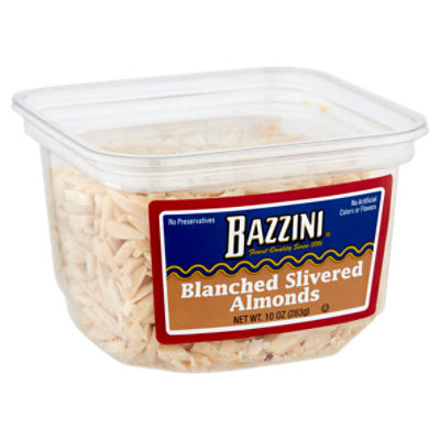 Bazzini Blanched Slivered Almonds, 10 oz
