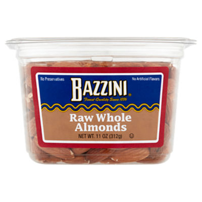 Bazzini Raw Whole Almonds, 11 oz