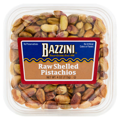 Bazzini Raw Shelled Pistachios, 4 oz