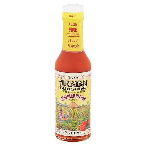 Try Me Yucatan Sunshine Prepared Habanero Pepper Sauce, 5 fl oz