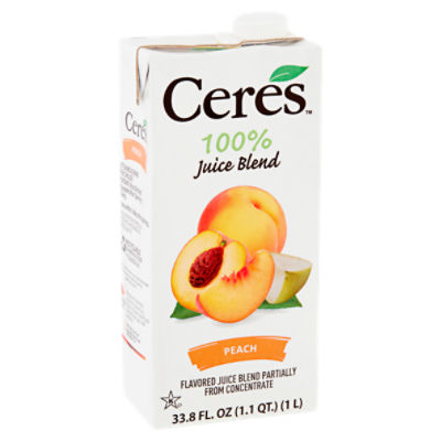 Ceres Peach Juice, 33.8 fl oz