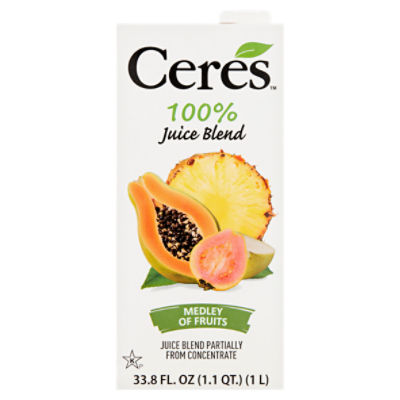 Ceres Medley of Fruits 100 Juice Blend, 33.8 fl oz ShopRite
