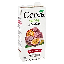 Ceres Passion Fruit 100% Juice Blend, 33.8 fl oz