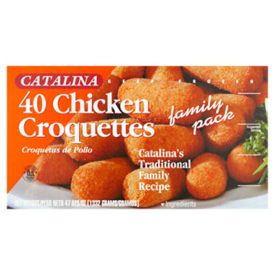 Catalina Chicken Croquettes Family Pack, 40 count, 47 oz