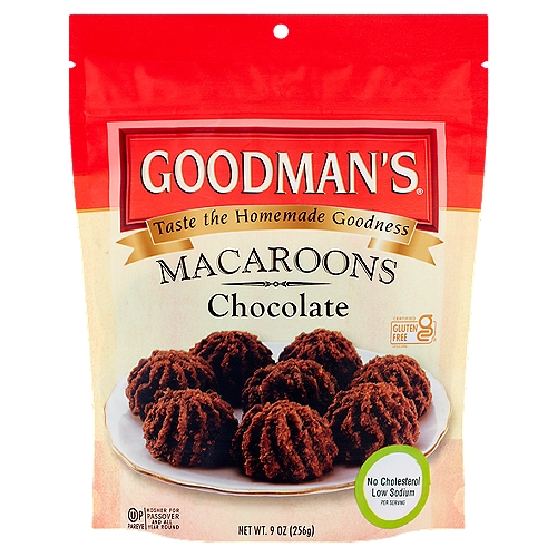 Goodman's Chocolate Macaroons, 9 oz