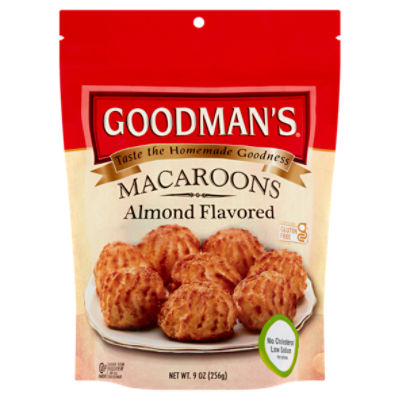 Goodman's Almond Flavored Macaroons, 9 oz