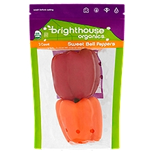 Brighthouse Organics Sweet Bell Peppers, 2 count, 2 Each