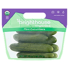 Brighthouse Organics Mini Cucumbers, 16oz