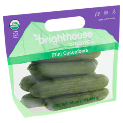 Brighthouse Organics Mini Cucumbers, 16oz