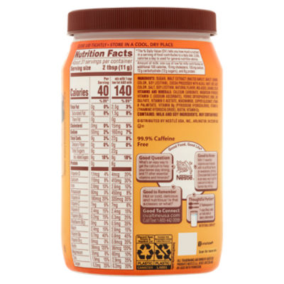 Ovaltine Chocolate Milk Nutrition Facts Besto Blog