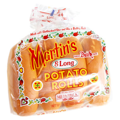 Martin's Potato Rolls (8 Rolls), Alstede Farms