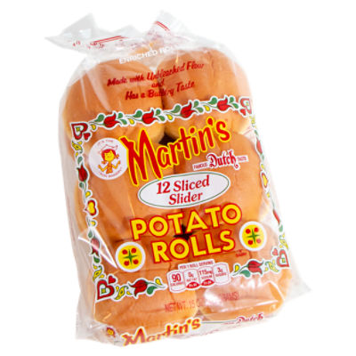  Martin's Slider Potato Rolls- 12 pk 15 oz (4 bags) : Grocery &  Gourmet Food