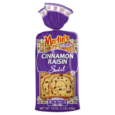 Martin's Cinnamon Raisin Swirl Potato Bread, 16 oz ShopRite