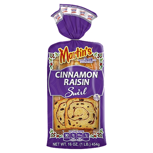 Martin's Cinnamon Raisin Swirl Potato Bread, 16 oz
