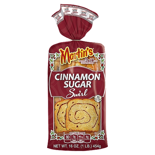 Martin's Cinnamon Sugar Swirl Potato Bread, 16 oz