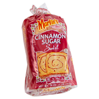Martin's Cinnamon Sugar Swirl Potato Bread, 16 oz