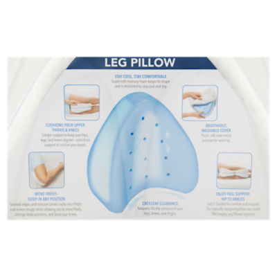 Contour Legacy Leg Pillow, White