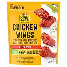 FOSTER FARMS Hot 'N Spicy, Chicken Wings, 22 Ounce