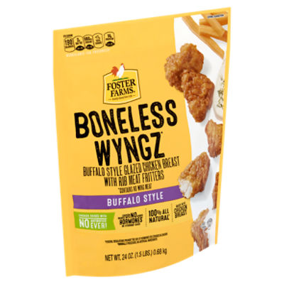 Buffalo Style Boneless Chicken Wyngz - 24 oz. - Products - Foster