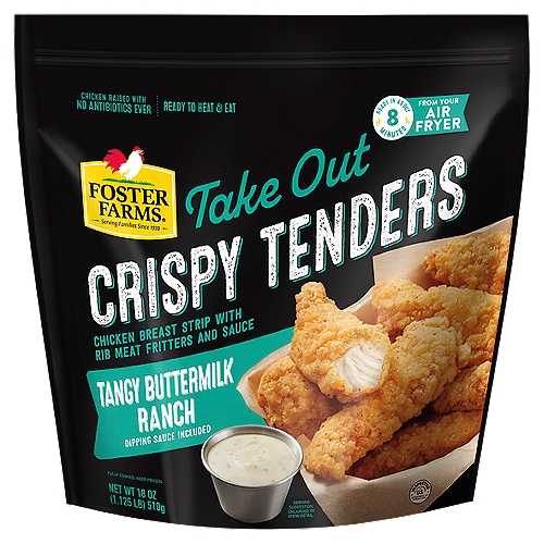 Foster Farms Take Out Tangy Buttermilk Ranch Crispy Tenders, 18 oz
