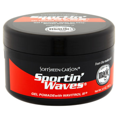 Softsheen-Carson Sportin' Waves Gel Pomade with Wavitrol III, 3.5 oz