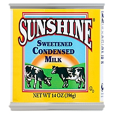 Sunshine Sweetened Condensed, Milk, 14 Ounce