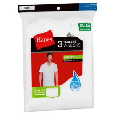 hanes 3 tagless t shirts