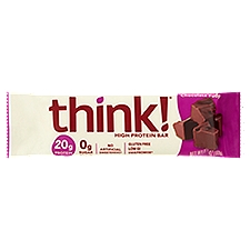 Think! Chocolate Fudge High Protein Bar, 2.1 oz, 2.1 Ounce