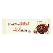 ThinkThin Lean Protein & Fiber Bar - Choco Almond Brownie, 1.41 Ounce
