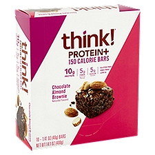 Think! Chocolate Almond Brownie Protein+ 150 Calorie Bars, 1.41 oz