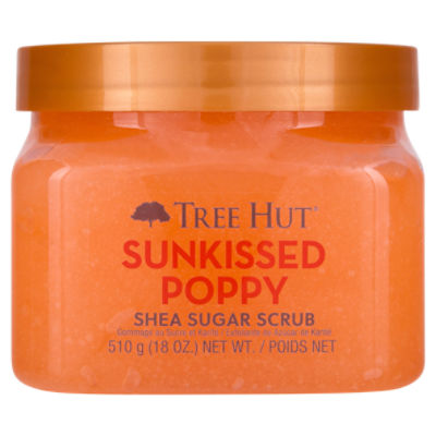 Tree Hut Sunkissed Poppy Shea Sugar Scrub, 18 oz