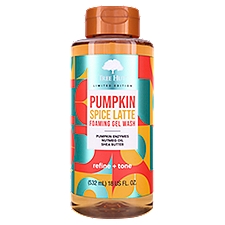 Tree Hut Pumpkin Spice Latte Foaming Gel Wash Limited Edition, 18 fl oz