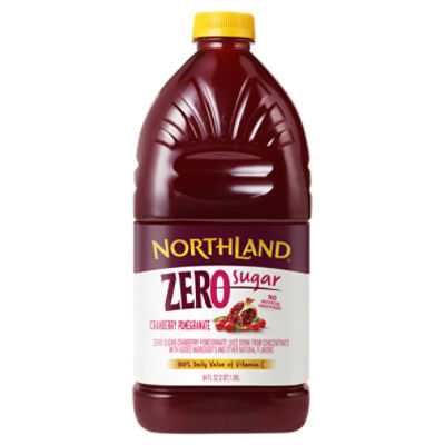 NorthLand Zero Sugar Cranberry Pomegranate Juice Drink, 64 fl oz