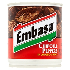 Embasa Chipotle Peppers, Adobo Sauce, 7 Ounce